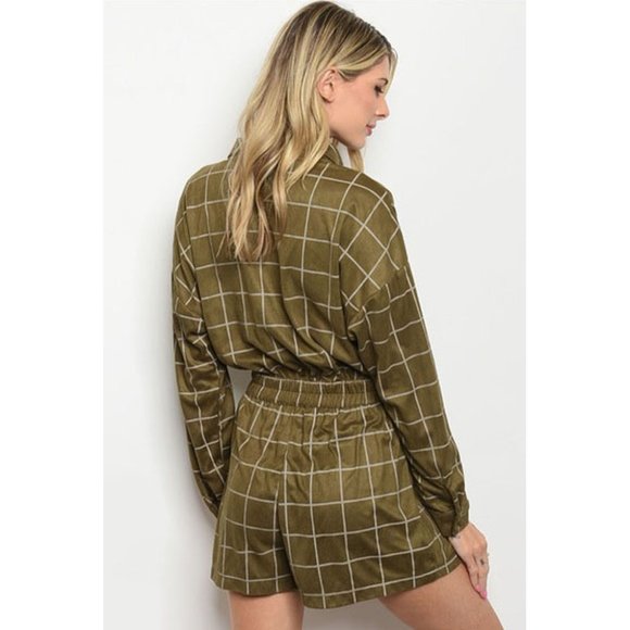 Le Lis Long Sleeve Romper Sz Medium NWT - Picture 3 of 10